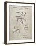 PP159- Sandstone Eames Tilt Back Chair Patent Poster-Cole Borders-Framed Giclee Print