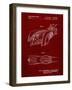 PP16 Burgundy-Borders Cole-Framed Giclee Print