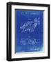 PP16 Faded Blueprint-Borders Cole-Framed Premium Giclee Print