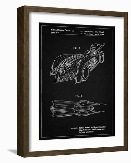 PP16 Vintage Black-Borders Cole-Framed Giclee Print