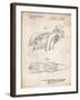 PP16 Vintage Parchment-Borders Cole-Framed Giclee Print