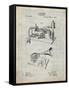 PP160- Antique Grid Parchment Berliner Gramophone Poster-Cole Borders-Framed Stretched Canvas