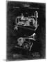 PP160- Black Grunge Berliner Gramophone Poster-Cole Borders-Mounted Giclee Print