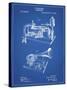 PP160- Blueprint Berliner Gramophone Poster-Cole Borders-Stretched Canvas