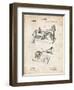 PP160- Vintage Parchment Berliner Gramophone Poster-Cole Borders-Framed Giclee Print