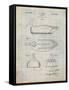 PP161- Antique Grid Parchment Duck Decoy Patent Poster-Cole Borders-Framed Stretched Canvas