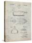 PP161- Antique Grid Parchment Duck Decoy Patent Poster-Cole Borders-Stretched Canvas