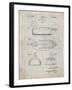 PP161- Antique Grid Parchment Duck Decoy Patent Poster-Cole Borders-Framed Giclee Print