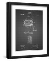 PP162- Black Grid Pencil Sharpener Patent Poster-Cole Borders-Framed Giclee Print