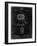 PP162- Black Grunge Pencil Sharpener Patent Poster-Cole Borders-Framed Giclee Print