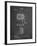 PP162- Chalkboard Pencil Sharpener Patent Poster-Cole Borders-Framed Giclee Print