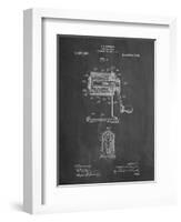 PP162- Chalkboard Pencil Sharpener Patent Poster-Cole Borders-Framed Giclee Print