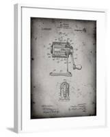 PP162- Faded Grey Pencil Sharpener Patent Poster-Cole Borders-Framed Giclee Print