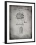 PP162- Faded Grey Pencil Sharpener Patent Poster-Cole Borders-Framed Giclee Print