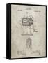 PP162- Sandstone Pencil Sharpener Patent Poster-Cole Borders-Framed Stretched Canvas