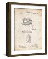 PP162- Vintage Parchment Pencil Sharpener Patent Poster-Cole Borders-Framed Giclee Print