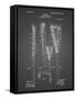 PP166- Black Grid Lacrosse Stick Patent Poster-Cole Borders-Framed Stretched Canvas