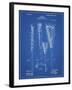 PP166- Blueprint Lacrosse Stick Patent Poster-Cole Borders-Framed Giclee Print