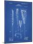 PP166- Blueprint Lacrosse Stick Patent Poster-Cole Borders-Mounted Giclee Print