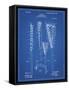 PP166- Blueprint Lacrosse Stick Patent Poster-Cole Borders-Framed Stretched Canvas