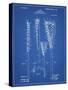 PP166- Blueprint Lacrosse Stick Patent Poster-Cole Borders-Stretched Canvas