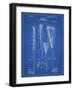 PP166- Blueprint Lacrosse Stick Patent Poster-Cole Borders-Framed Giclee Print