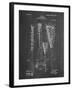 PP166- Chalkboard Lacrosse Stick Patent Poster-Cole Borders-Framed Giclee Print