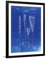 PP166- Faded Blueprint Lacrosse Stick Patent Poster-Cole Borders-Framed Giclee Print