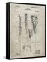 PP166- Sandstone Lacrosse Stick Patent Poster-Cole Borders-Framed Stretched Canvas