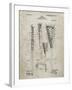 PP166- Sandstone Lacrosse Stick Patent Poster-Cole Borders-Framed Giclee Print