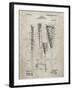 PP166- Sandstone Lacrosse Stick Patent Poster-Cole Borders-Framed Giclee Print