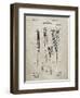 PP166- Sandstone Lacrosse Stick Patent Poster-Cole Borders-Framed Giclee Print