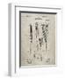 PP166- Sandstone Lacrosse Stick Patent Poster-Cole Borders-Framed Giclee Print