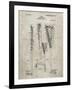 PP166- Sandstone Lacrosse Stick Patent Poster-Cole Borders-Framed Giclee Print