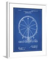 PP167- Blueprint Ferris Wheel Poster-Cole Borders-Framed Giclee Print