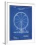 PP167- Blueprint Ferris Wheel Poster-Cole Borders-Framed Giclee Print