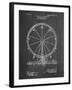 PP167- Chalkboard Ferris Wheel Poster-Cole Borders-Framed Giclee Print
