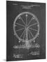 PP167- Chalkboard Ferris Wheel Poster-Cole Borders-Mounted Giclee Print