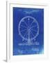 PP167- Faded Blueprint Ferris Wheel Poster-Cole Borders-Framed Giclee Print