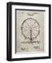 PP167- Sandstone Ferris Wheel Poster-Cole Borders-Framed Giclee Print