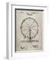 PP167- Sandstone Ferris Wheel Poster-Cole Borders-Framed Giclee Print