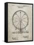 PP167- Sandstone Ferris Wheel Poster-Cole Borders-Framed Stretched Canvas