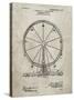 PP167- Sandstone Ferris Wheel Poster-Cole Borders-Stretched Canvas