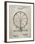 PP167- Sandstone Ferris Wheel Poster-Cole Borders-Framed Giclee Print