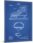 PP169- Blueprint Hockey Skate Patent Poster-Cole Borders-Mounted Giclee Print