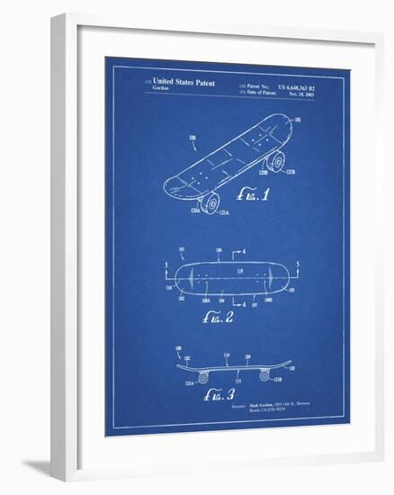 PP17 Blueprint-Borders Cole-Framed Giclee Print