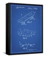 PP17 Blueprint-Borders Cole-Framed Stretched Canvas