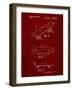 PP17 Burgundy-Borders Cole-Framed Giclee Print