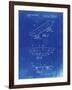 PP17 Faded Blueprint-Borders Cole-Framed Giclee Print