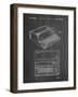 PP171- Chalkboard Apple III Computer Patent Poster-Cole Borders-Framed Giclee Print